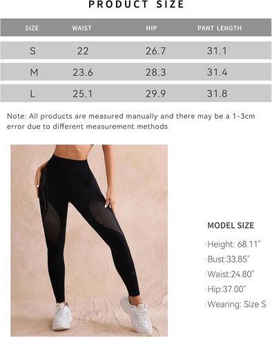 Womens High Waist Seamless Butt Lifting Leggings Compression Yoga Pants for Gym Running and Everyday Wear in Saudi Arabia