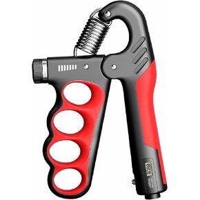 Grip strength trainer, adjustable hand grip strengthener, Durable Adjustable Resistance 5-100KG With Digital Counter, ergonomic design, high-strength spring, perfect hand in Saudi Arabia