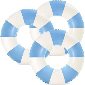 32" Pool Float for Adult-3 PCS Inflatable Pool Float Tube-Summer Beach Swimming Raft for Adults Luau Pool Floats-Hawaiian Swimming Rings - Inflatable Tubes Floaties for Pool Party in Kuwait