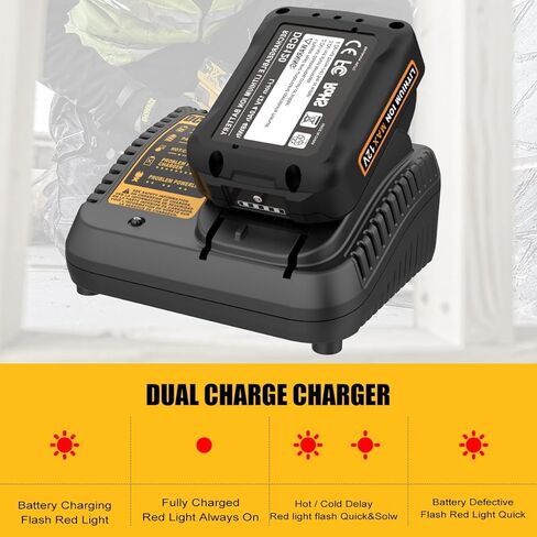 DCB120 2Packs 4.0AH استبدال DEWALT 12V MAX PACK PACK DCB121 DCB123 DCB122 DCB124 DCB125 DCB127 متوافق مع بطارية 12V DEWALT in Kuwait