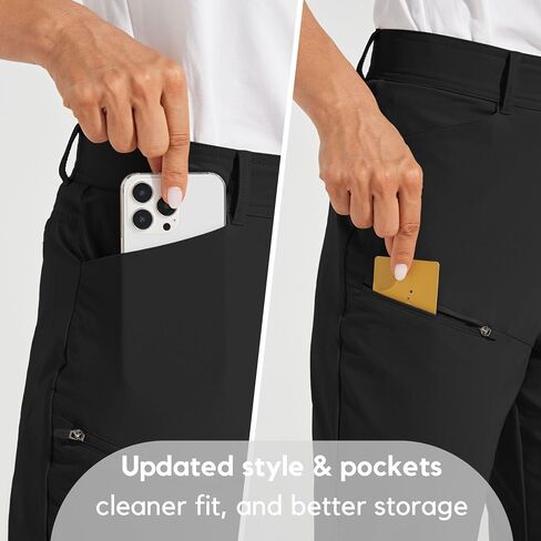 Women's Golf Hiking Long Shorts Knee Length Water Resistant Casual Summer 13" in Saudi Arabia