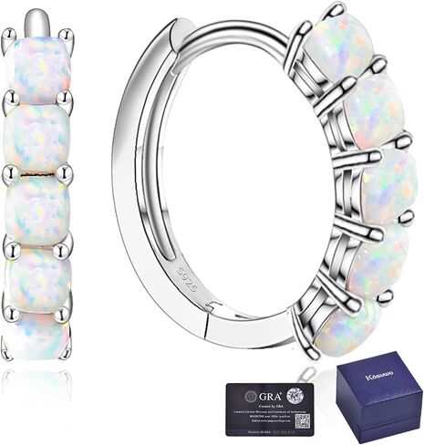 Moissanite Hoop Earrings for Women D Color VVS1,Sterling Silver Small Huggie Earrings,14K Gold Plated Wedding Earrings in Saudi Arabia
