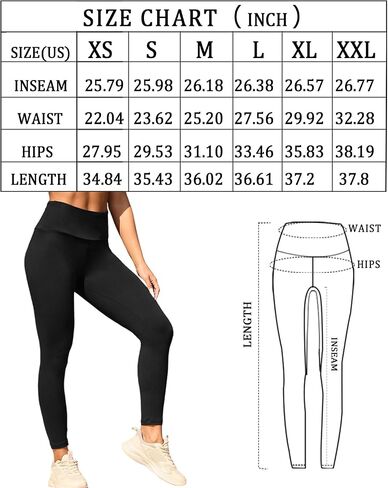 2 Pack Leggings for Women, Buttery Soft High Waisted Tummy Control No See Through Yoga Pants Workout Running Leggings in Saudi Arabia