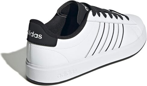 adidas Men's Grand Court 2.0 Sneaker, White/White/Black, 8 in Saudi Arabia
