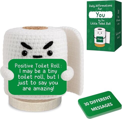 Badass Gifts for Women Strong Women Gifts Empowering Gifts for Women Inspirational Daily Badass Affirmation Cards Spiritual Self Care Duck Gifts for Women Emotional Support Crochet Duck Signs in Saudi Arabia