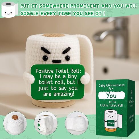 Badass Gifts for Women Strong Women Gifts Empowering Gifts for Women Inspirational Daily Badass Affirmation Cards Spiritual Self Care Duck Gifts for Women Emotional Support Crochet Duck Signs in Saudi Arabia