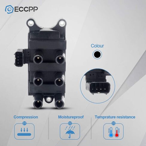 حزمة Coils Ignition Ignition ECCPP من 8 UF730 ، حزم لفائف ، للأرض ، من أجل Rover ، من أجل Range ، من أجل Rover 2014-2019 ، LR4 2014-2016 ، Discovery 2017-2020 ، للمدى ، لـ Rover Sport 2014-2018 ، لـ Range ، UF-730 in Saudi Arabia