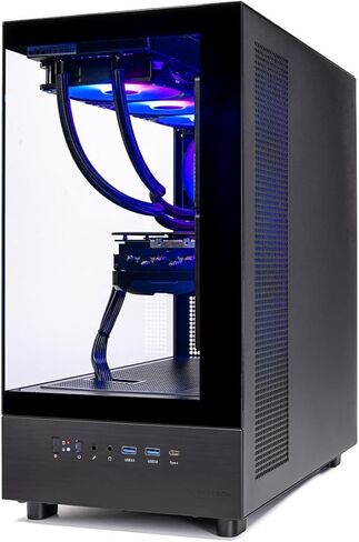 Skytech Gaming Aqua Desktop PC ، Ryzen 7 9700x 3.8 GHz (5.5GHz) ، AMD RX 9060XT 16GB ، 1TB Gen4 NVME SSD ، 32GB DDR5 RAM 5200 RGB ، 850W GOLD ATX 3 PSU ، 360MM ARGB AIO ، WI-FI ، WIN 11 in Kuwait