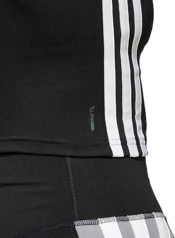 تيشيرت Train Essentials 3-Stripes قصير بدون أكمام للنساء من أديداس in Saudi Arabia