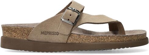Mephisto Women's Helen Flat Sandal ، رمادي دافئ ، 9 in Saudi Arabia