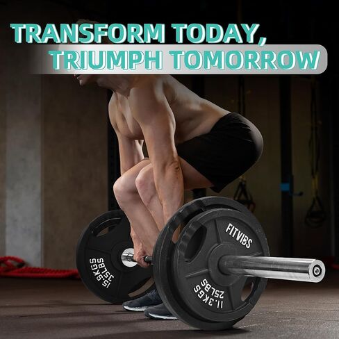 ألواح وزن من الحديد الزهر الأولمبية من Fitvids مقاس 2 بوصة، بما في ذلك قضيب الحديد الأولمبي بطول 5 أقدام وأقفال آمنة، مجموعة 110 رطل (ألواح 95 رطلاً + قضيب حديد 15 رطلاً)، حزم متعددة in Kuwait