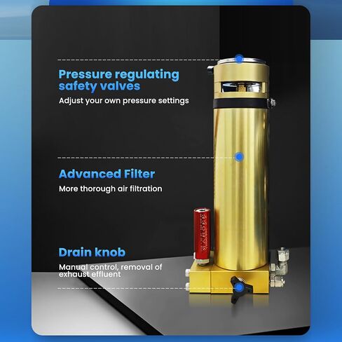 التاكسينغ 4500psi الغطس هواء هواء ضاغط المياه أنبوب زيت الماء لفاصل زخار الماء أوصف ماء رطوبة من أجل Txesb042 Model L217mm*OD30mm*id30mm (أنبوب المرشح) in Kuwait
