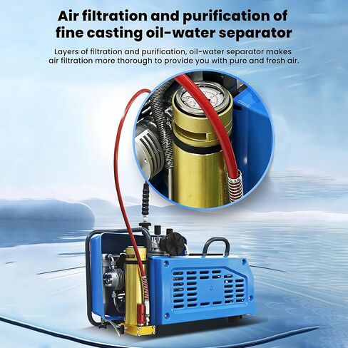 التاكسينغ 4500psi الغطس هواء هواء ضاغط المياه أنبوب زيت الماء لفاصل زخار الماء أوصف ماء رطوبة من أجل Txesb042 Model L217mm*OD30mm*id30mm (أنبوب المرشح) in Kuwait