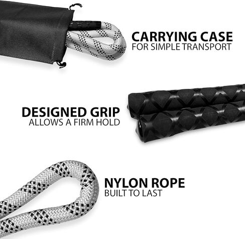 Golf Rope Swing Trainer – Adjustable Golf Training Rope with Carry Bag – Indoor/Outdoor Warm-Up & Swing Rhythm Tool in Saudi Arabia