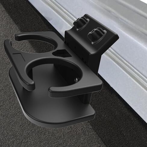 45° Double Cup Holder for Lund/G3/Ranger Boats - Heavy Duty Marine-Grade Drink Holder Fits Sport Track & 45° Gunnel Tracks. in Kuwait