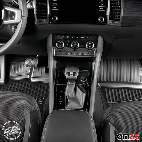 OMAC Custom Floor Mats & Cargo Liners for BMW i3 2014-2021 Rubber TPE Black 5Pcs in Kuwait
