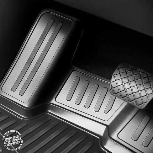 OMAC Custom Floor Mats & Cargo Liners for BMW i3 2014-2021 Rubber TPE Black 5Pcs in Kuwait