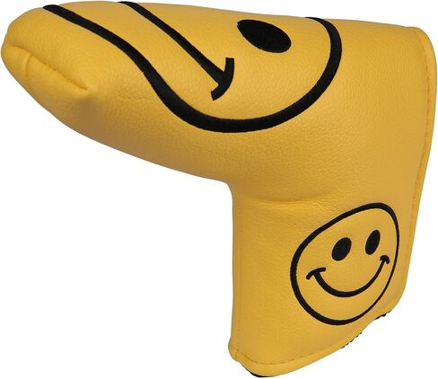 Golf Club Blade Putter Head Cover Soft Leather with Embroidery Magnetic Closure Putter Cover in Saudi Arabia