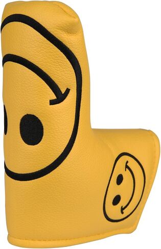 Golf Club Blade Putter Head Cover Soft Leather with Embroidery Magnetic Closure Putter Cover in Saudi Arabia