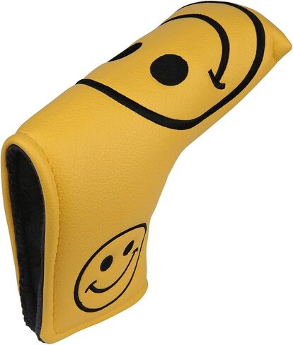 Golf Club Blade Putter Head Cover Soft Leather with Embroidery Magnetic Closure Putter Cover in Saudi Arabia