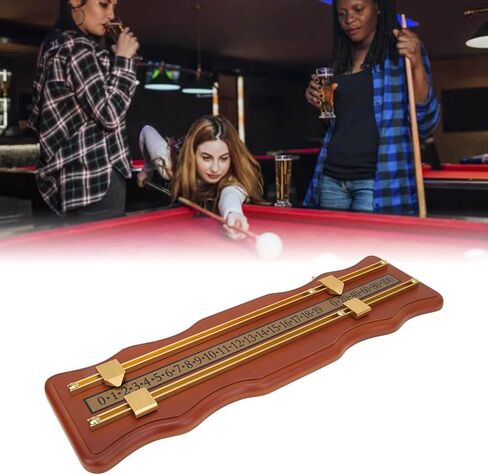 Billiard Game Scorer,2 Track Wavy Billiards Scoreboard Scorekeeper Game Score Keeper Recorder for Home Club Supplies in Saudi Arabia