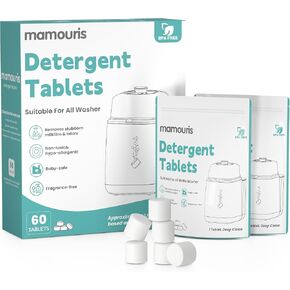 150 Professional Deep Cleaning Detergent Tablets for All Baby Bottle Washers, Baby Brezza: Momcozy, Grownsy, Papablic Bottle Washer Tablets in Saudi Arabia