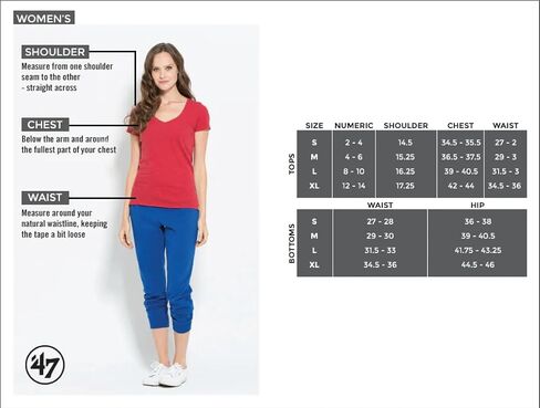 47 Brand MLB Women's Team Color Undertone Franklin Arched Wordmark Primary Logo Short Sleeve Baseball Fashion T-Shirt in Saudi Arabia