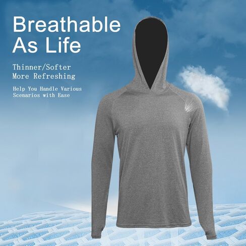 Men's 4 Pack Thumbhole Hoodies - Thermal Workout Set for Gym & Running | Cold Weather Pullover with Quick-Dry Tech in Saudi Arabia