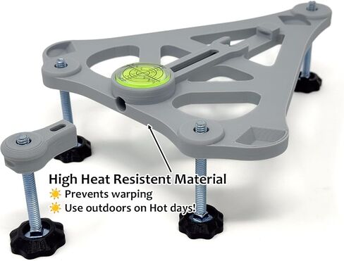 Dad's 3D Creations Adjustable Alignment & Leveling Stand for Rapsodo MLM2PRO (Grey) in Saudi Arabia