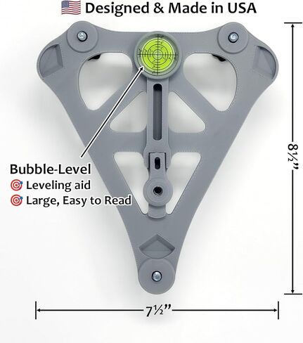 Dad's 3D Creations Adjustable Alignment & Leveling Stand for Rapsodo MLM2PRO (Grey) in Saudi Arabia
