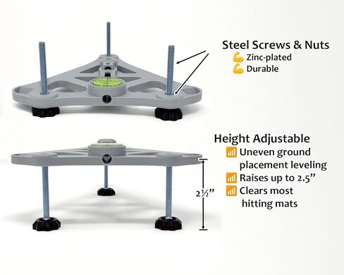 Dad's 3D Creations Adjustable Alignment & Leveling Stand for Rapsodo MLM2PRO (Grey) in Saudi Arabia
