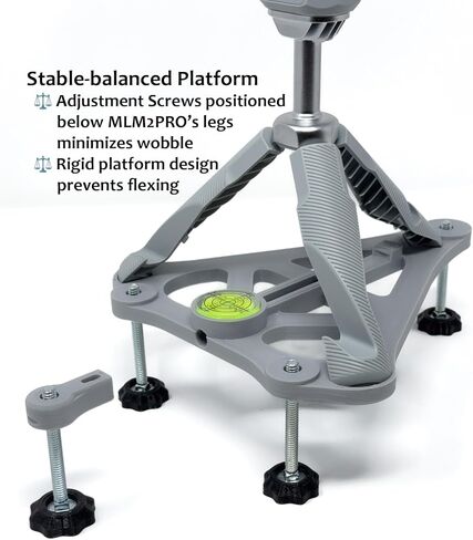Dad's 3D Creations Adjustable Alignment & Leveling Stand for Rapsodo MLM2PRO (Grey) in Saudi Arabia