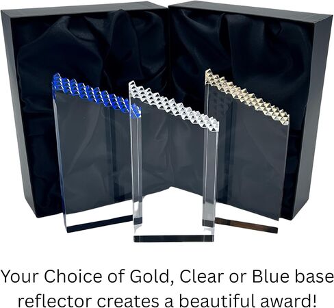 Recognize Success in Style with Various Excellence Acrylic Trophy Awards with Gift Box. Create a Full Custom Award or Personalize one of Our preprinted Designs with Your Text. in Saudi Arabia