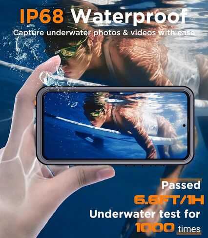 Temdan Designed for Samsung Galaxy S25 Plus Case Waterproof, Built-in Lens & Screen Protector Military Shockproof Dropproof IP68 Underwater Full Body Phone Case for Galaxy S25 Plus 6.7"-LightBlue in Saudi Arabia