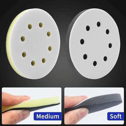 70Pcs 6 Inch Wet Dry Sanding Paper Discs, Hook and Loop Sandpaper Assortment for DA Random Orbital Sander, 400 600 800 1000 2000 3000 5000 Fine Grit Sandpaper for Automotive Wood Metal Glass Polishing in Kuwait