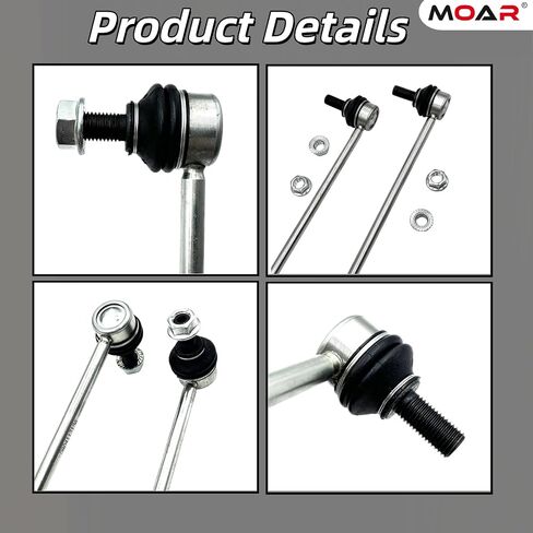 MOAR For 2018-2022 Ford EcoSport 2011-2019 Fiesta Front Sway Stabilizer Bar End Link Kit 2 Pcs Left & Right K750612 Aluminium in Saudi Arabia