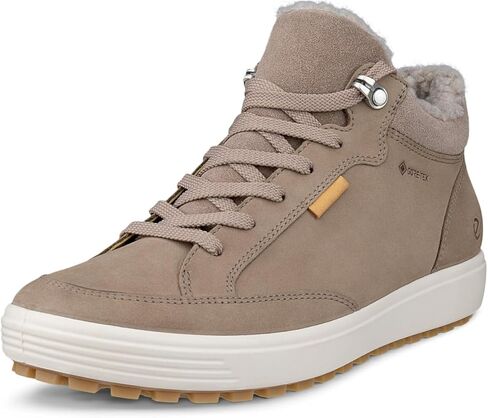 ECCO Women's Soft 7 Tred Warm Gore-Tex Waterproof Mid-Cut Ankle Boot, Taupe Nubuck, 9-9.5 in Saudi Arabia