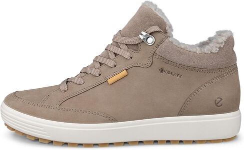 ECCO Women's Soft 7 Tred Warm Gore-Tex Waterproof Mid-Cut Ankle Boot, Taupe Nubuck, 9-9.5 in Saudi Arabia