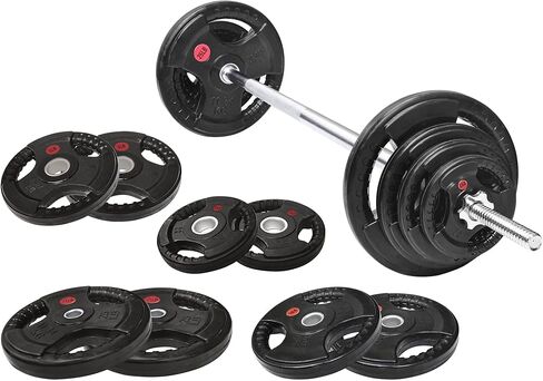 ألواح الوزن القياسية من حديد الزهر مقاس 1 بوصة من Fitvids، بما في ذلك قضيب الحديد القياسي وأقفال النجوم بطول 5 أقدام، ومجموعة 95 رطلًا (ألواح 85 رطلاً + قضيب حديد 10 رطل)، وحزم متعددة in Saudi Arabia