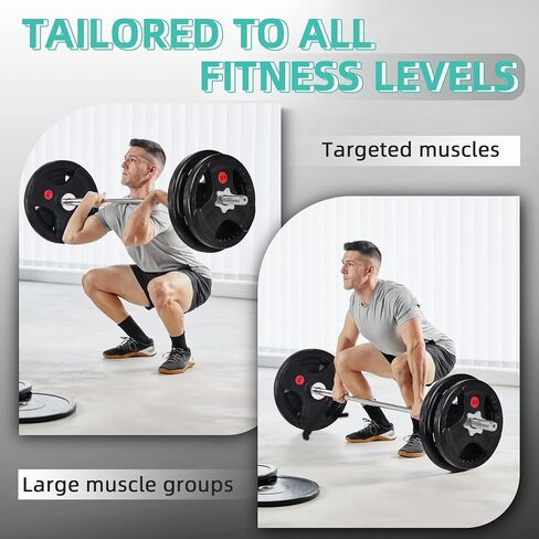 ألواح الوزن القياسية من حديد الزهر مقاس 1 بوصة من Fitvids، بما في ذلك قضيب الحديد القياسي وأقفال النجوم بطول 5 أقدام، ومجموعة 95 رطلًا (ألواح 85 رطلاً + قضيب حديد 10 رطل)، وحزم متعددة in Saudi Arabia