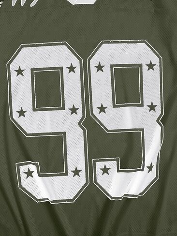 Verdusa Women's Plus Size Jersey T Shirts Hip Hop Short Sleeve Oversized Tee Tops Streetwear in Saudi Arabia