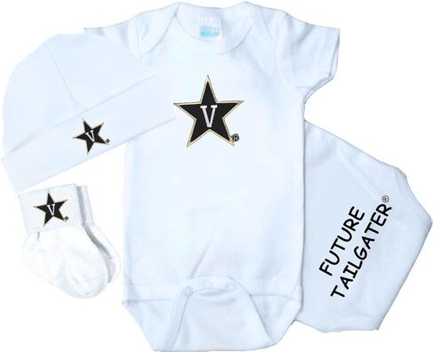 Vanderbilt Commodores 3 Piece Baby Clothing Set in Kuwait