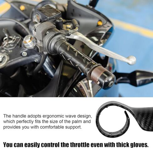 2pcs Motorcycle Cruise Control, Throttle Mount Handlebar Bracket Throttle Mount Motorcycle Cruise Assist Control Handle for Scooter Electric Bicycle Accessories in Saudi Arabia