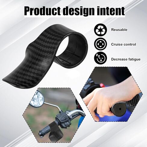 2pcs Motorcycle Cruise Control, Throttle Mount Handlebar Bracket Throttle Mount Motorcycle Cruise Assist Control Handle for Scooter Electric Bicycle Accessories in Saudi Arabia