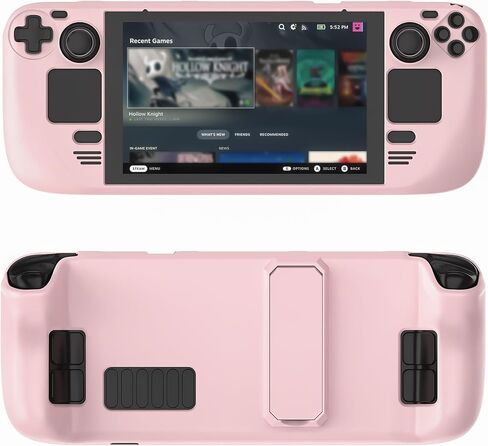Nexytrix Steam Deck Case for LCD/OLED - Protective Cover with Kickstand, Shockproof Anti-Scratch Slim PC Shell for Gaming & Travel (Crimson) in Saudi Arabia
