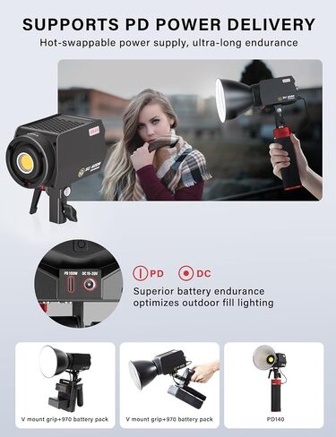 Ifootage SL1 200DNA COB LIGHT 200W ضوء النهار ضوء استمرار مع CRI 98 ، TLCI 99 in Saudi Arabia