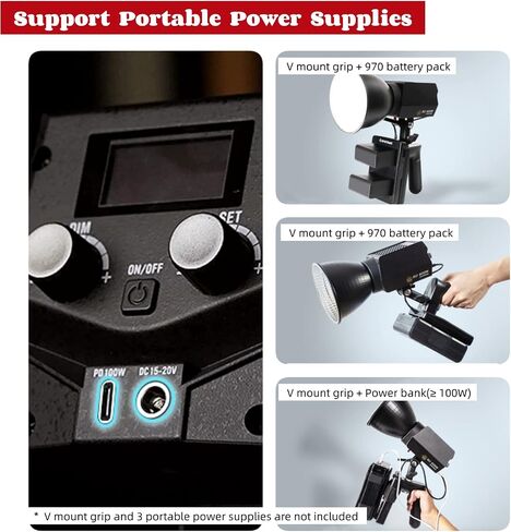 Ifootage SL1 200DNA COB LIGHT 200W ضوء النهار ضوء استمرار مع CRI 98 ، TLCI 99 in Saudi Arabia