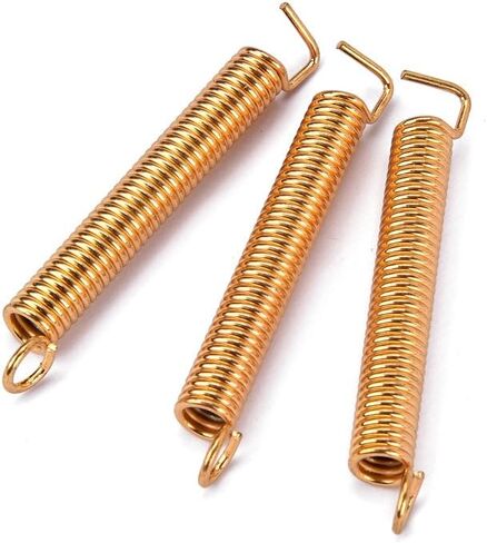 Alnicov 3 Pcs Electric Guitar Tremolo Bridge Springs Guitars Parts-Gold in Saudi Arabia