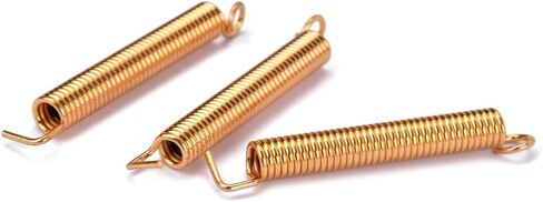 Alnicov 3 Pcs Electric Guitar Tremolo Bridge Springs Guitars Parts-Gold in Saudi Arabia