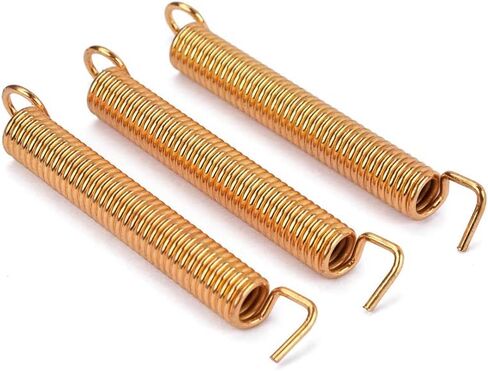 Alnicov 3 Pcs Electric Guitar Tremolo Bridge Springs Guitars Parts-Gold in Saudi Arabia